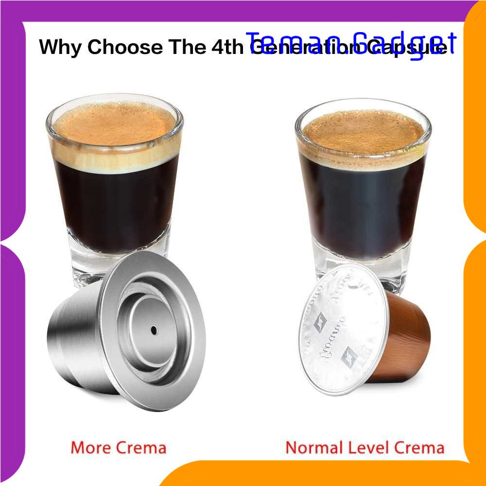 TG - DPR iCafilas Refillable Capsule Stainless Steel 1 PCS for Nespresso