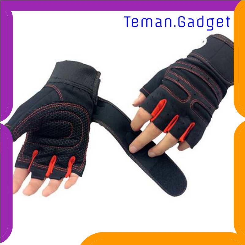 TG - OLR Sarung Tangan Motor &amp; Olahraga Half Finger Sports &amp; Bike Gloves