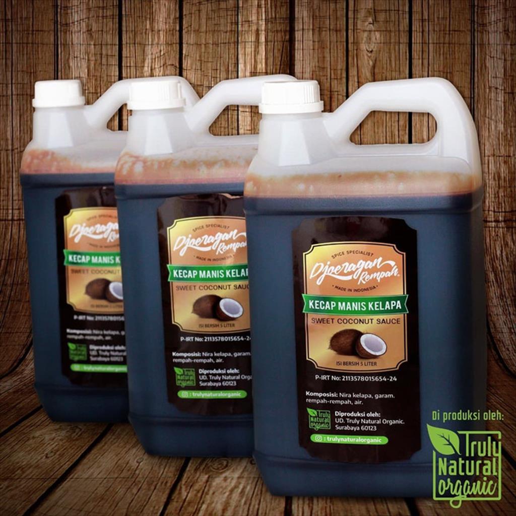 

Kecap Manis Kelapa Coconut Sweet Sauce 5L (Jirigen) - Djoeragan Rempah