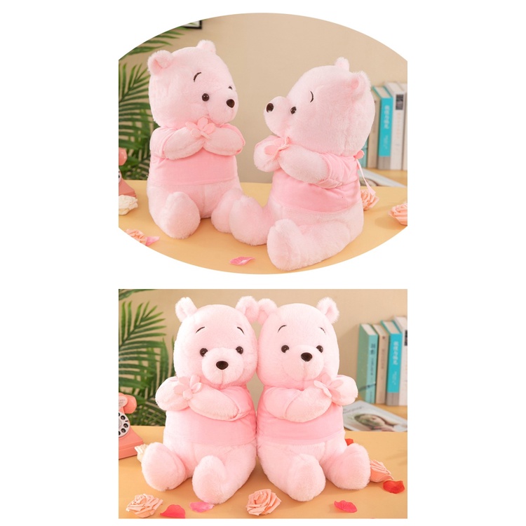 Cherry Blossom Winnie The Pooh Mainan Mewah Boneka Bantal Boneka Gadis Anak Kid Hadiah