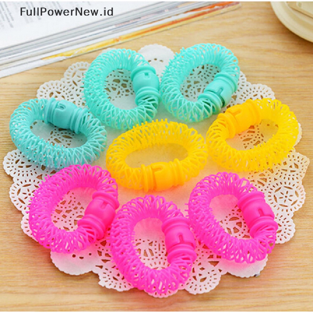 Power Hairdress Magic Bendy Styling Rambut Roller Curler Spiral Curls DIY Alat 8pcs ID