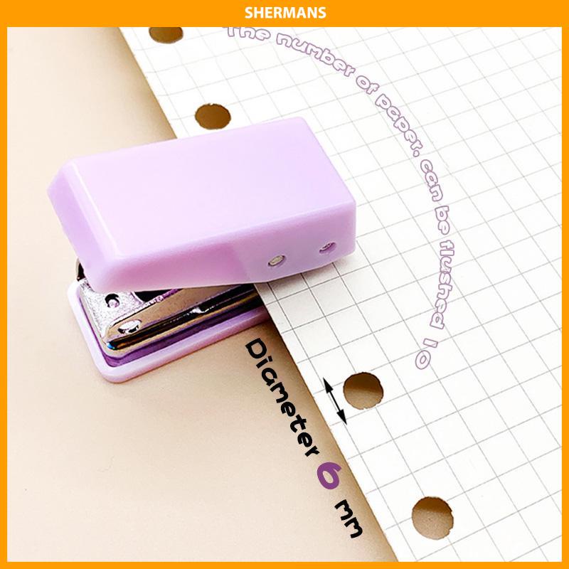 

[Ready Stock❤️]Pembolong Kertas Satu Lubang One Hole Punch Lucu Unik Mini Cute sherman