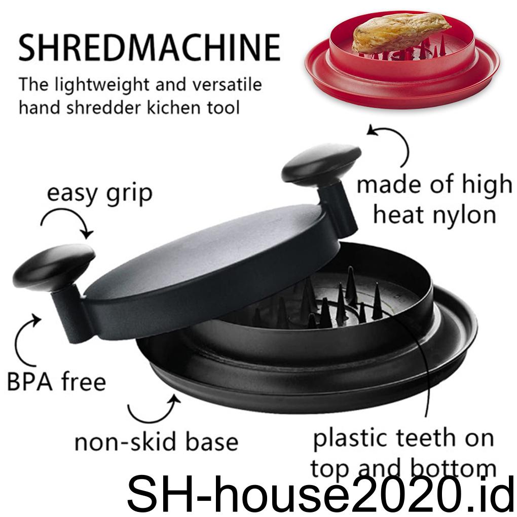 Alat Penghancur Daging Sapi Manual Anti-slip Berputar Penggiling Makanan ABS Penghancur Buah Alat Penggiling Gadget Dapur Perlengkapan Rumah Tangga