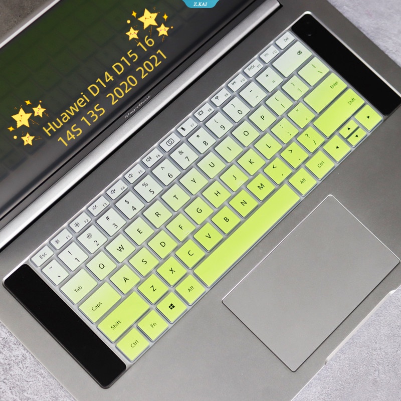 Cover Keyboard Laptop Untuk Huawei Matebook D14 D15 16 14S 13S 2020 2021 Silikon Pelindung Kulit Film TPU Transparan Film Lembut Silicone Cover [ZK]