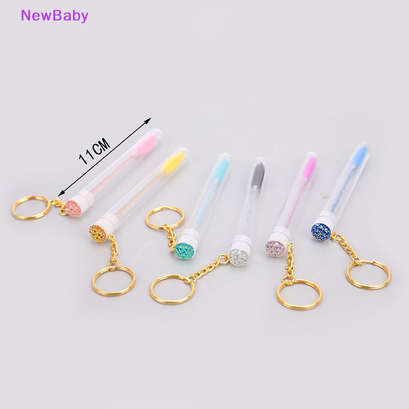 Newbaby Sikat Bulu Mata Alis Eyelash Spoolie Tabung Anti Debu Sisir Alis Alat Makeup ID