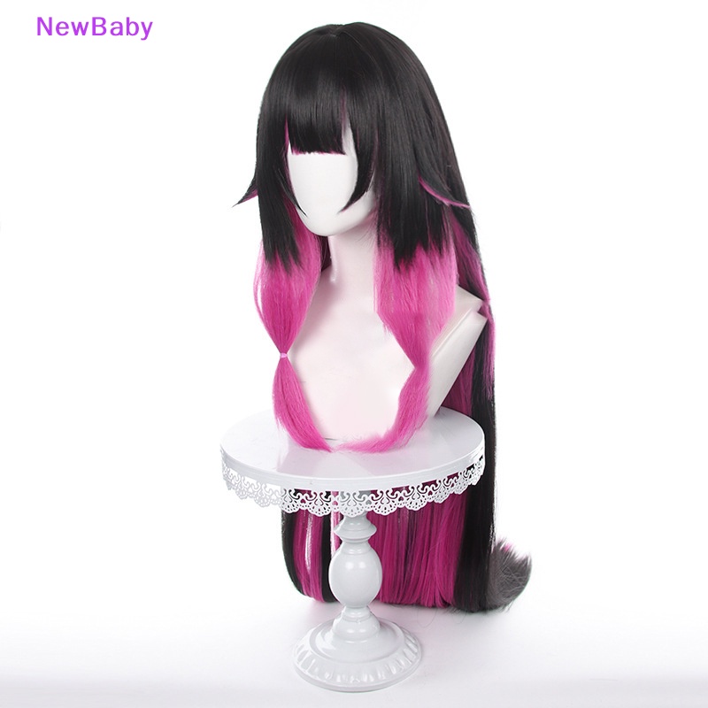 Newbaby Genshin Impact Columbina Cosplay Wig Rambut Palsu Cosplay Genshin Impact Fatui 110cm ID