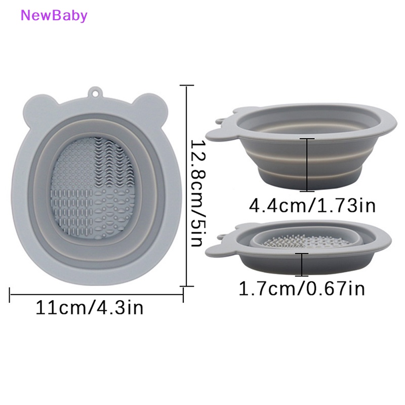 Newbaby Makeup Brush Cleaner Scrubber Pads Cuci Silikon Mat DIY Masker Mangkuk ID