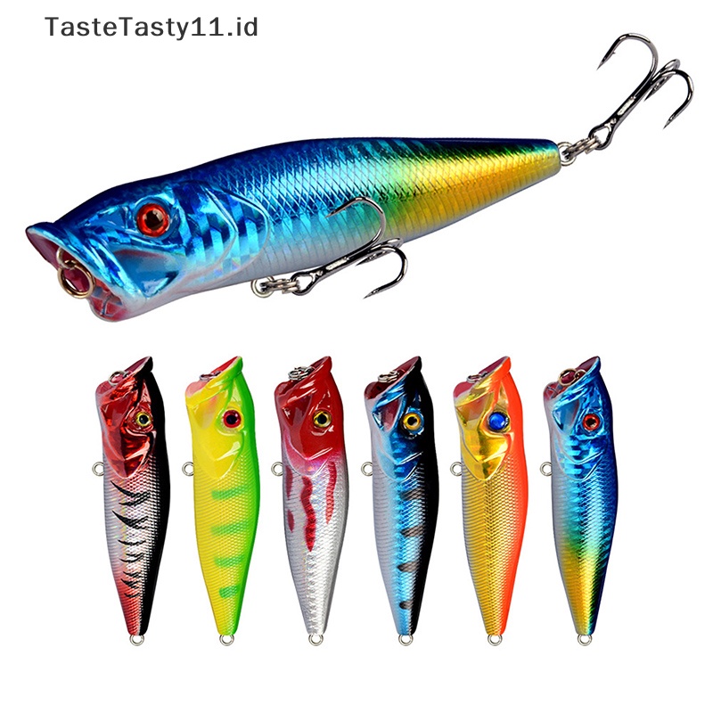 Tastetasty 1PC Big Popper fishing Lure Umpan Kait Wobblers Engkol Pancing Buatan.