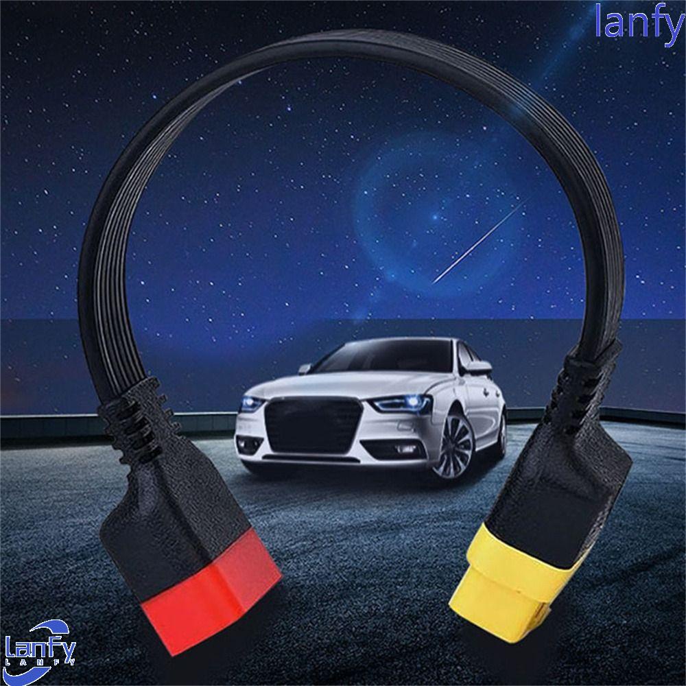 Lanfy Extending Cable Convert Cable Kabel Adapter Untuk Auto Aiagnostik Male To Female 16pin Male Obd2