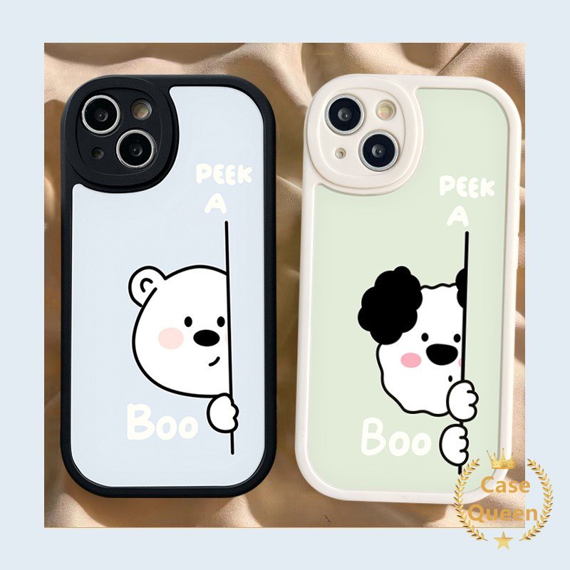 Kartun Lucu Beruang Puppy Pelindung Lensa Case Untuk Infinix Smart6 5panas11 10s 11s 10T 10 Lite Note8Panas 11s 11 10 10s 9main 10T Lembut Tpu Penutup Belakang