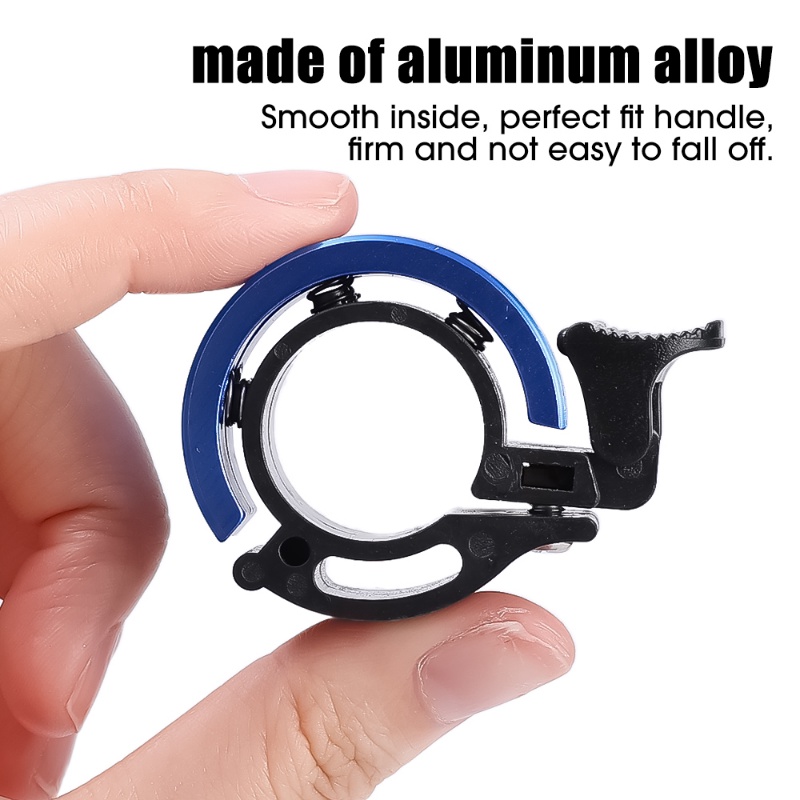 Dual-ring Bel Sepeda Paduan Aluminium MTB Sepeda Peringatan Keamanan Alarm Stang Mount Bell Cincin Tanduk Sepeda Bersepeda Aksesoris