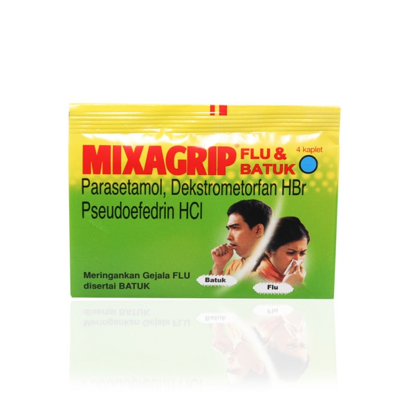 Mixagrip Flu Dan Batuk Strip 4 Kaplet