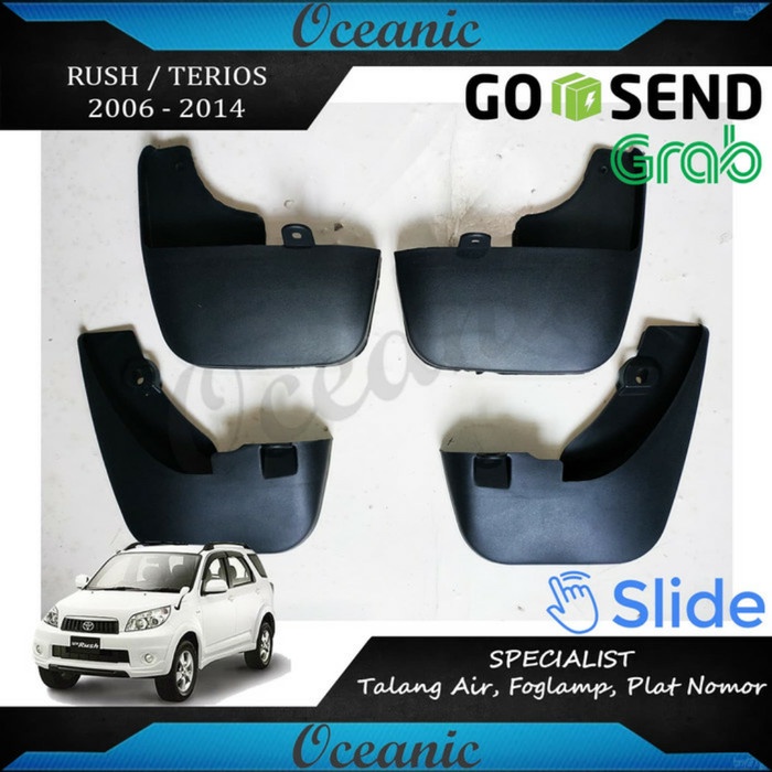 Aksesoris Mobil | mud guard karpet lumpur mobil Rush dan Terios 2008-2014