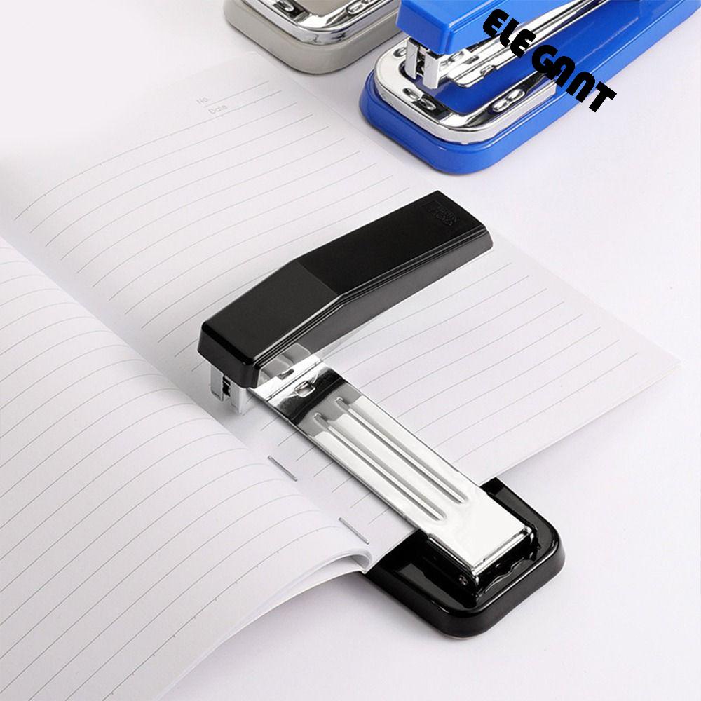 [Elegan] 360° Rotatable Stapler Kertas Memperbaiki Aksesoris Kantor Tanpa Usaha Perlengkapan Kantor Sekolah Stapler Kertas Pengikat Kertas