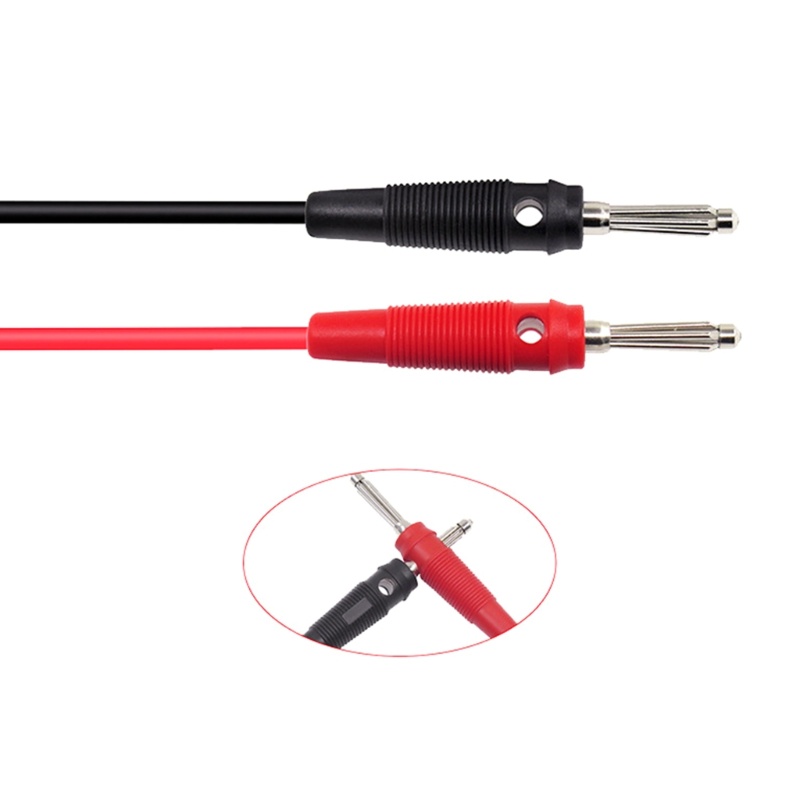 Cre Compatible-Untuk Osiloskop Sinyal-Generator BNC Ke Dual 4mm Stackable Shrouded Banana Plug Dengan Test Leads-Proba C