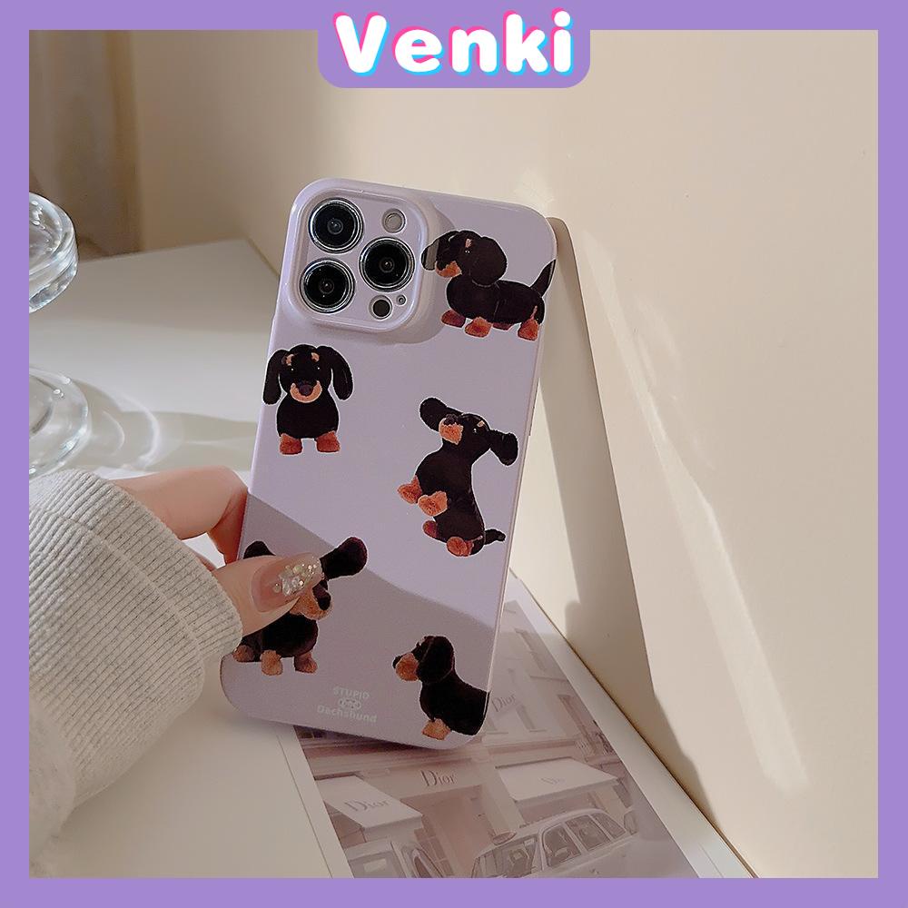 Venki - For iPhone 11 iPhone Case Cream Glossy Soft Case TPU Shockproof Camera Cover Protection Bear Bunny Compatible with iPhone 14 13 Pro max 12 Pro Max xr xs max 7Plus 8Plus