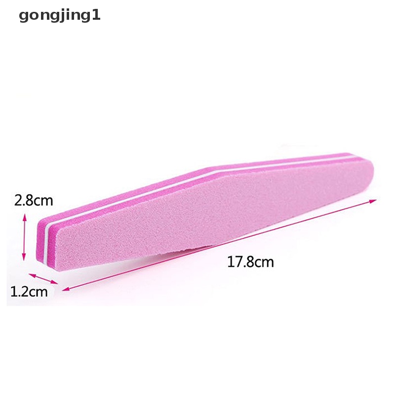 Ggg 10pc Diamond Nail File Nail Buffer Alat Kuku Amplas Poles Gerinda Bisa Dicuci ID