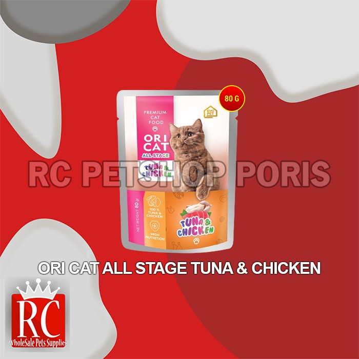 Makanan Basah Kucing Ori Cat Pouch All Stage WetFood 80GR