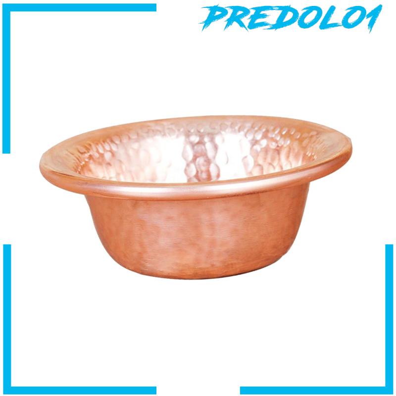 [Predolo1] Mangkok Tembaga Kecil Tabletop Decor Mangkok Persembahan Untuk Manasik Kurban