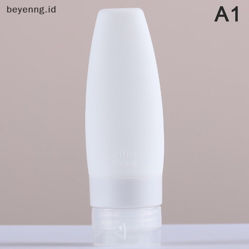 Beyen 1pc 60/90ML Silikon Botol Isi Ulang Kosong Travel Portable Packing Tekan ID