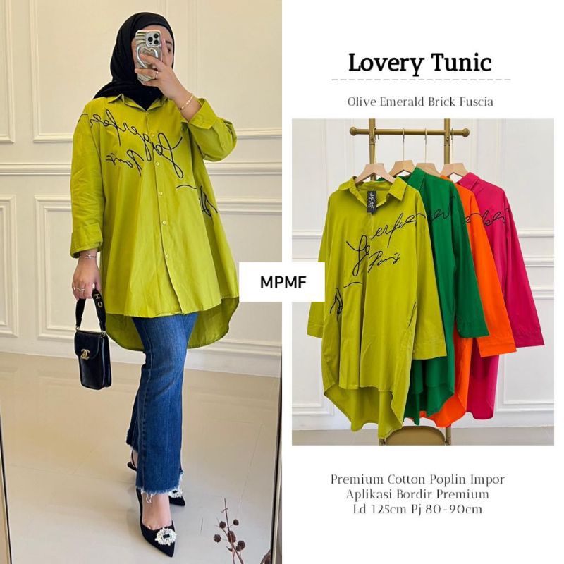 LOVERY Tunik ORI MPMF | Premium Cotton Poplin