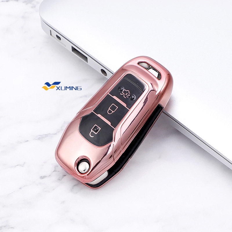 Case Kunci Mobil Xuming Untuk Ford Ecosport Mondeo Everest Ranger Car Key Case TPU 2018