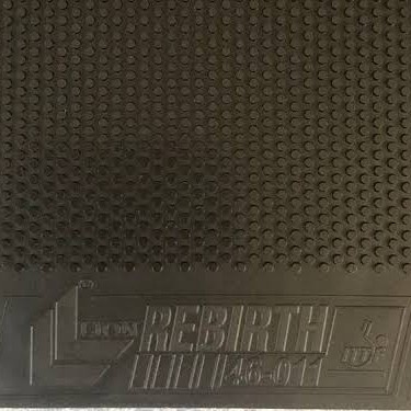 KARET TENIS MEJA BINTIK LION REBIRTH  OX - Hitam