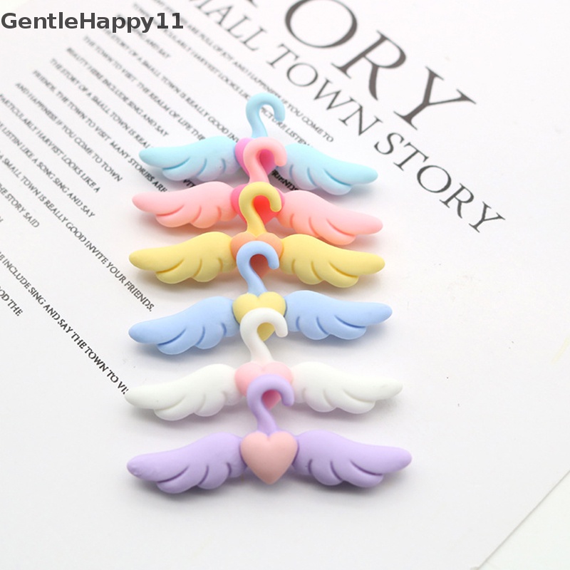 Gentlehappy Ornamen Dekorasi Rumah Boneka mini love Sayap Gantungan model shoog scene props id