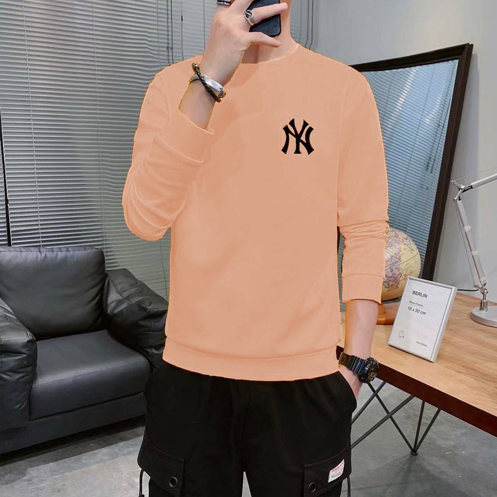 COD/DS2/ KAOS DISTRO PRIA LENGAN PANJANG NY NEWYORK BAJU PRIA LENGAN PANJANG  BAHAN BABYTERRY