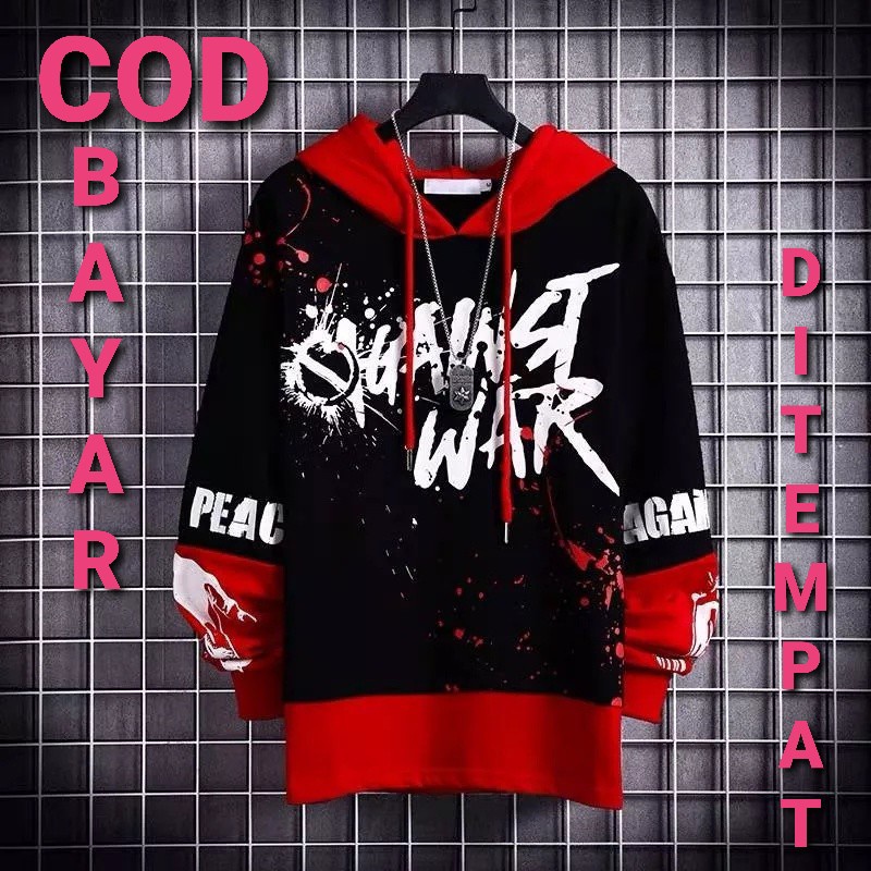 COD/DS2/M-L-XL SWEATER PRIA  WAR / HOODIE PRIA / JAKET PRIA TERLARIS DAN TERBARU