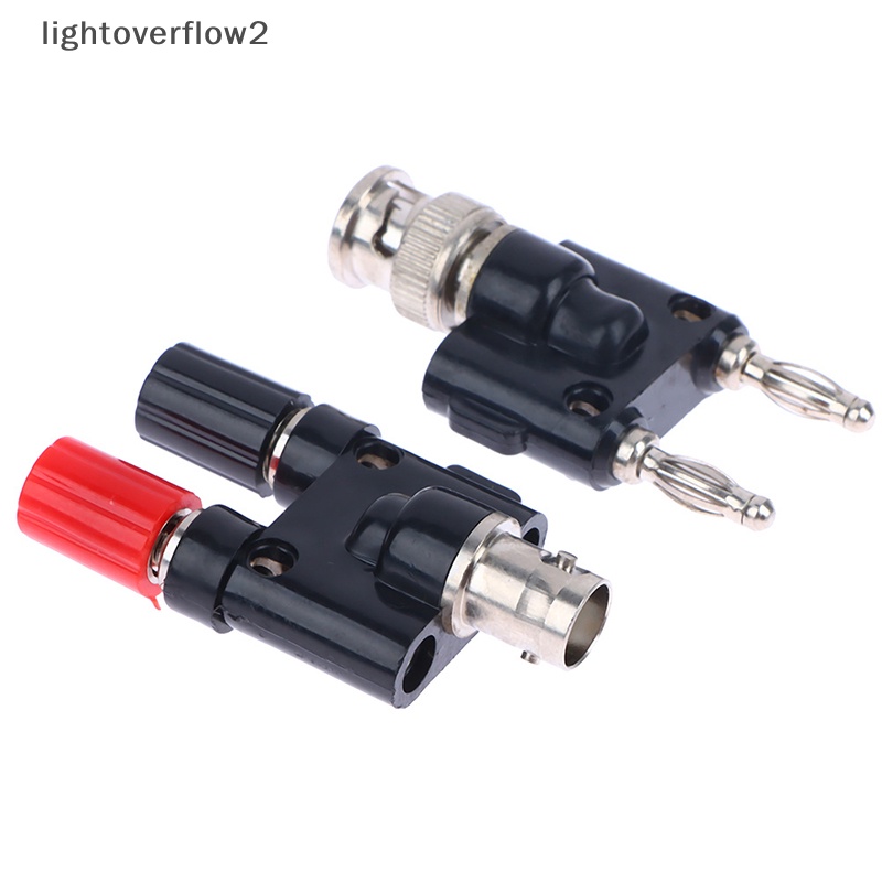 [lightoverflow2] 1pcs BNC Banana Male Female Jack Konektor Coaxial BNC Tee Tipe 3Way Splitter [ID]