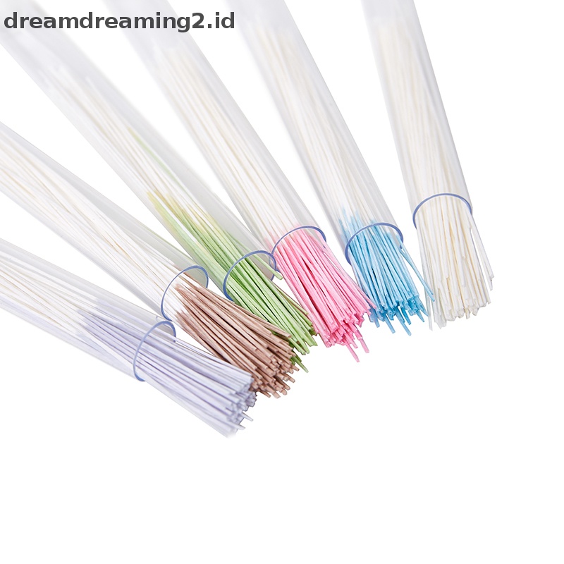 (drea) 60/70/160pcs Set Pembersih Telinga Grass Paper Floss Alat Aftercare Lubang Telinga//