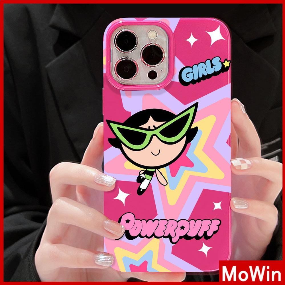 For iPhone 14 Pro Max iPhone Case Pink Glossy TPU Soft Case Shockproof Protection Camera Cute Cartoon Star Compatible with iPhone 13 Pro max 12 Pro Max 11 xr xs max 7Plus 8Plus