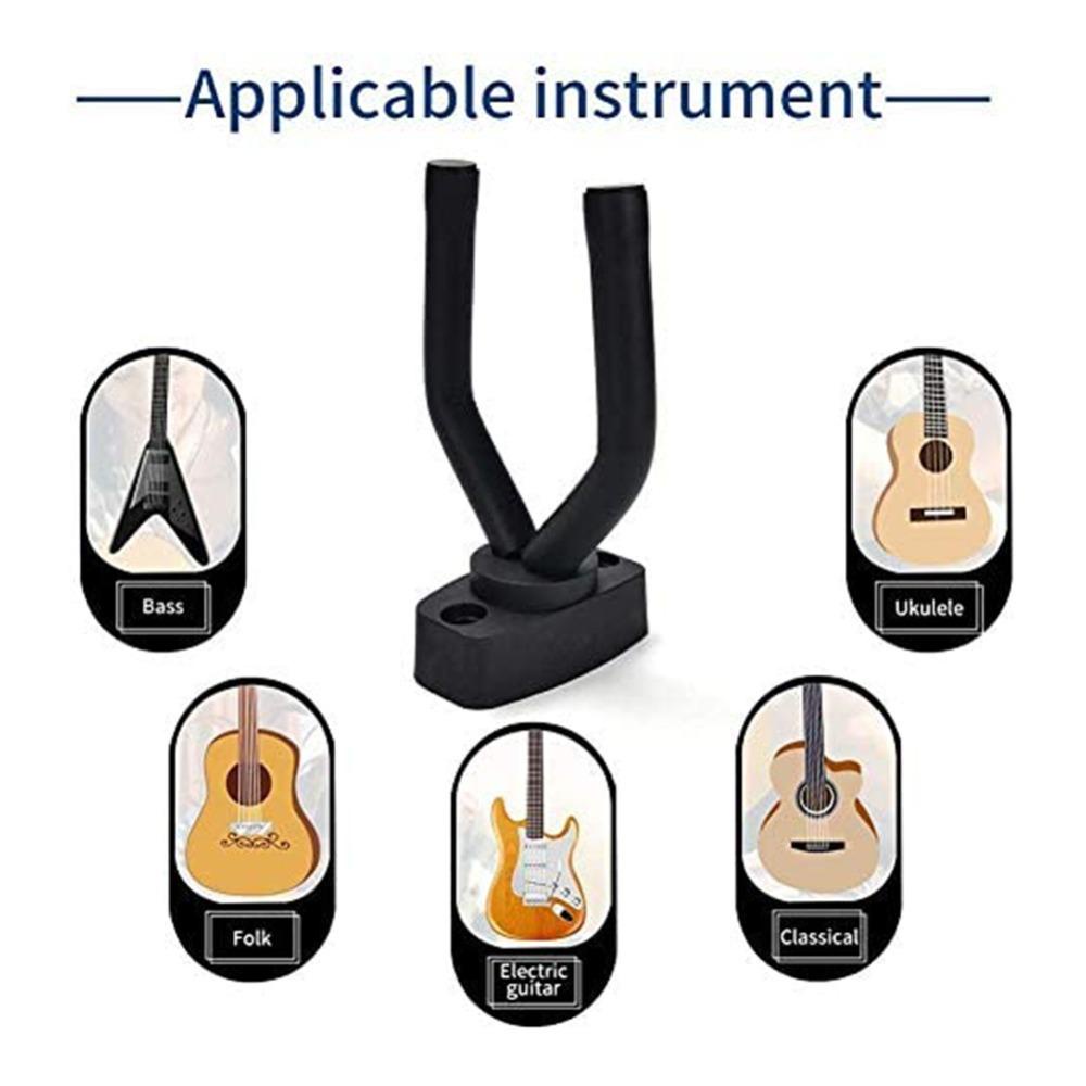 [Elegan] Holder Gitar Stabil Dapat Disesuaikan Untuk Biola Bass Ukulele Mudah Dipasang Dengan Sekrup Stand Gitar