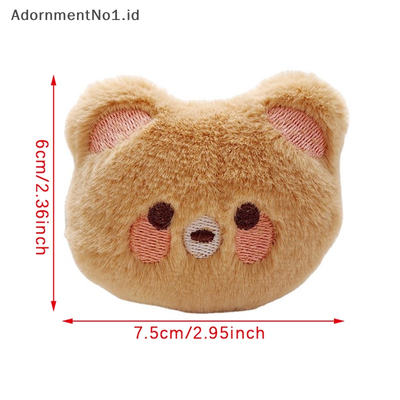 [AdornmentNo1] Kartun Lucu Boneka Plush Strange Strawberry Bear Bros Fashion Wanita Dan Anak Alas Kaki Aksesoris Pakaian [ID]