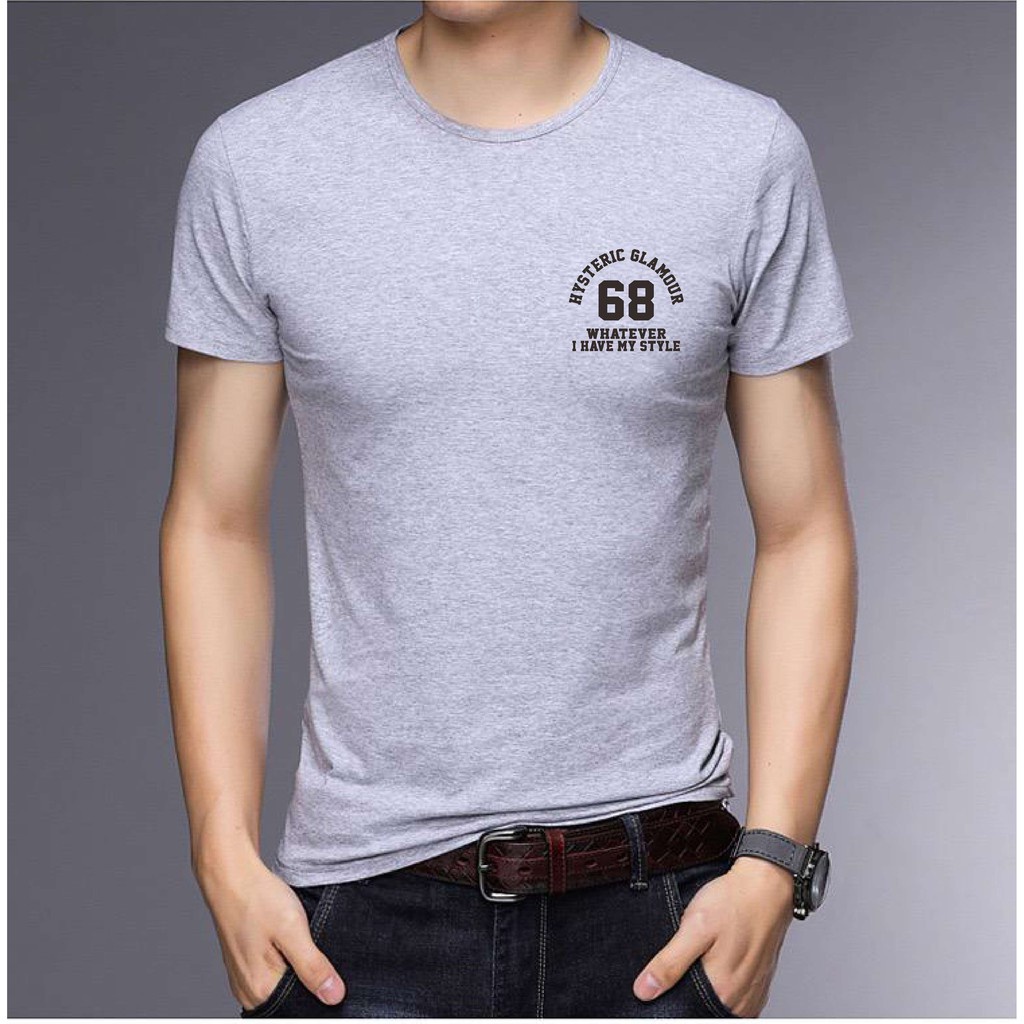 Bisa Bayar Di tempat/ BS/COD/BAJU KAOS TANGAN PENDEK 68 PRIA REALPICTURE