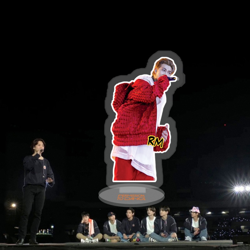 1pc BT-S Acrylic Stop Sign 2022izin Menari Di Panggung Berdiri Bangtan Boys