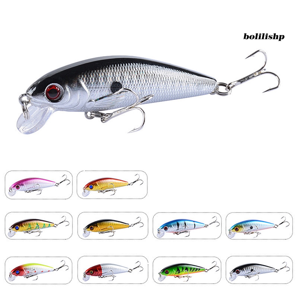 Bo-lure Umpan Desain Simulasi Warna Cerah Kait Tajam Luar Memancing Ikan Kecil Hovering Bionic Bait Persediaan Aktivitas Air