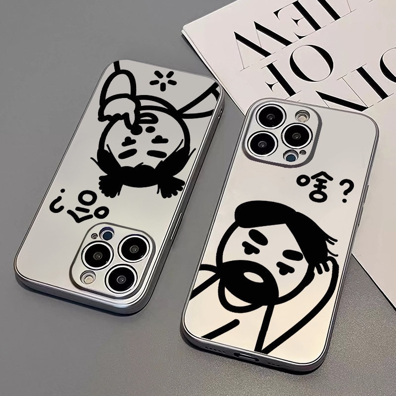 IPHONE Lucu Kupon Soft Electroplate Case Kompatibel Untuk Iphone14 13 12 11 Pro XS Max XR X8+76S Plus Casing Mini TPU Silikon Shockproof Phone Cover