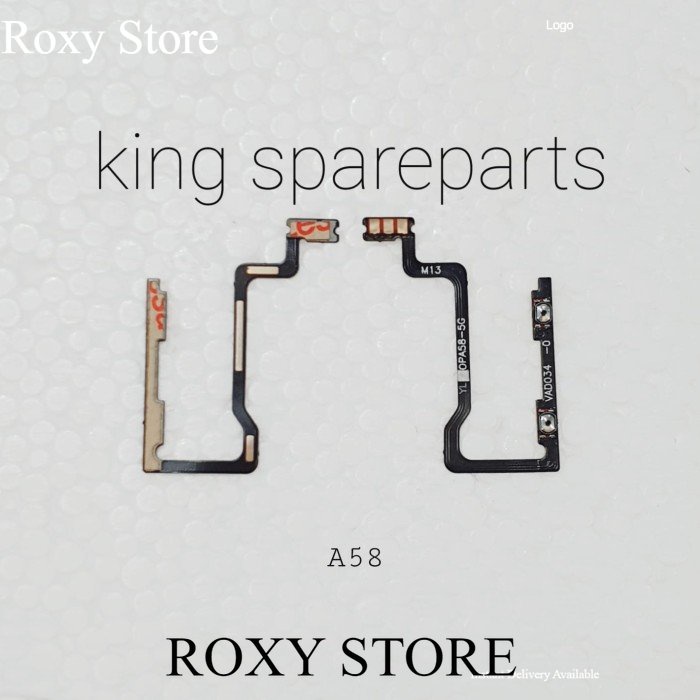 FLEXIBEL FLEXIBLE FLEKSIBEL OPPO A58 5G VOL VOLUME ORIGINAL