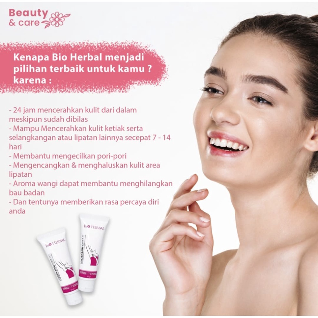 COD Bio Herbal Pemutih Pencerah Ketiak Underarm dan Selangkangan Hitam Membandel Bpom Paling Ampuh Original Aman Hasil Permanen Alami Cream Krim Original