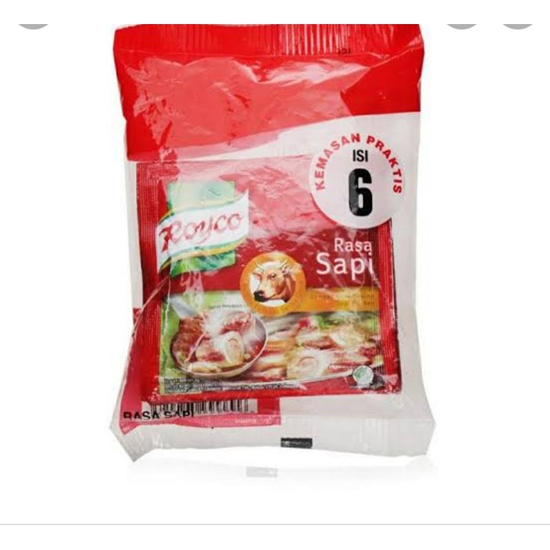 

Royco kemasan 8 gr ( 1 pak isi 6 sachet)