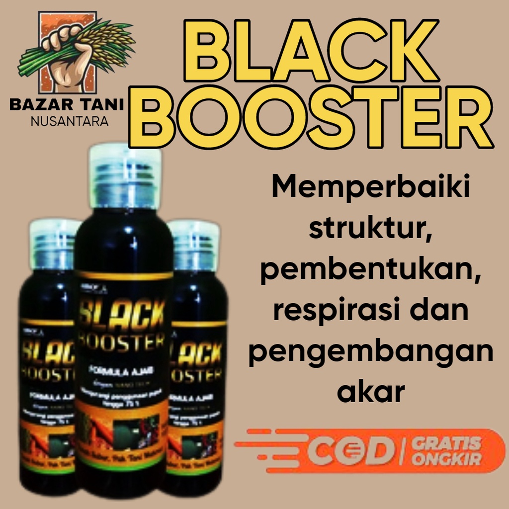 ( BTN ) BLACK BOOSTER 100ml Penghemat Pupuk NPK UREA ZA Pupuk Booster