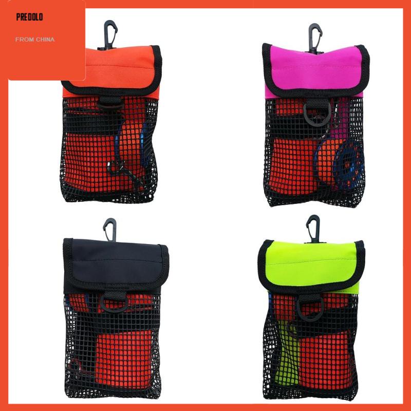 [Predolo] Gulungan Selam Scuba &amp; SMB Pelampung Holder Carry Mesh Bag Rosy