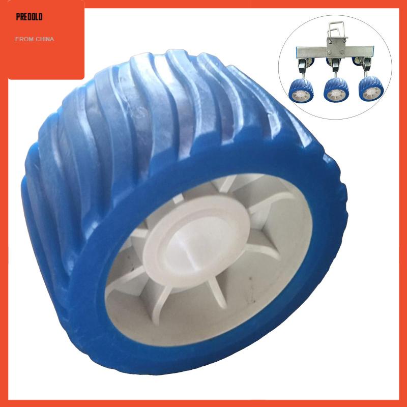 [Predolo] Heavy-duty Trailer Roller Marine Boat Ribbed Wobble Roller Hardware Baru