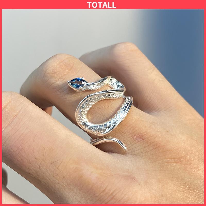 COD Cincin Snake Ornament Punk Gaya Bentuk Untuk Ring Fashion-Totall