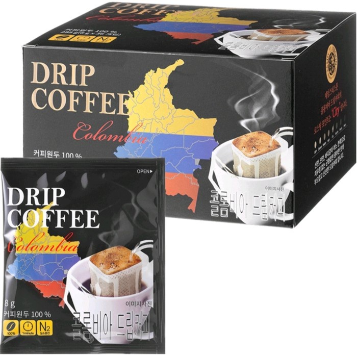 Hand Drip Coffee Colombia Kopi Korea/ Kopi V60 Instant