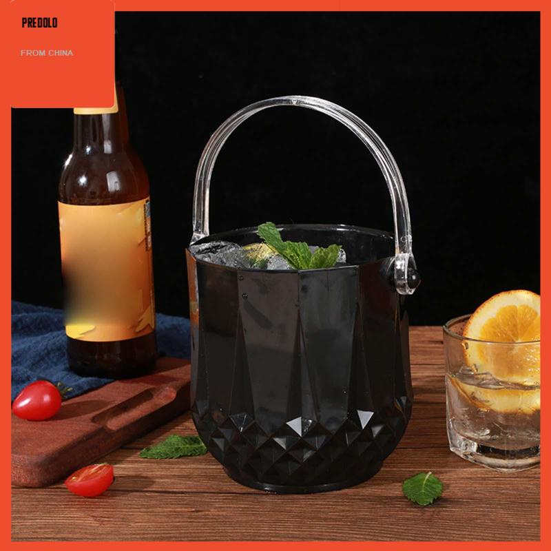[Predolo] Ice Bucket Acrylic Portable Bak Minuman Untuk Botol Bir Cocktail KTV Club