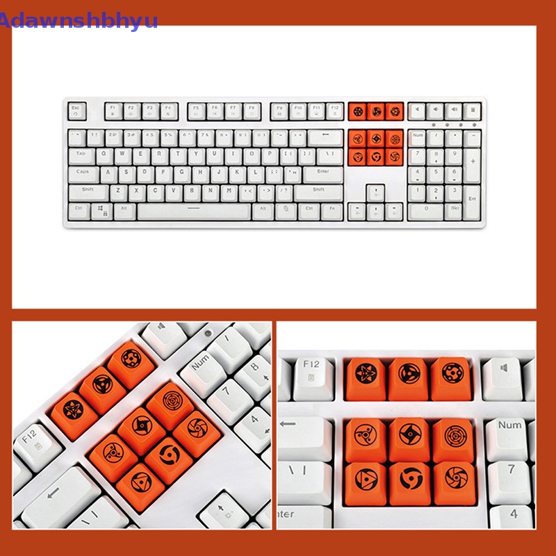 Adhyu 4/9 /12 /13PCS WASD Arah Tombol Thermal Sublimation Keycap Suplemen Warna Keycap Warna Pribadi Topi Tombol Keyboard Mekanik PBT ID