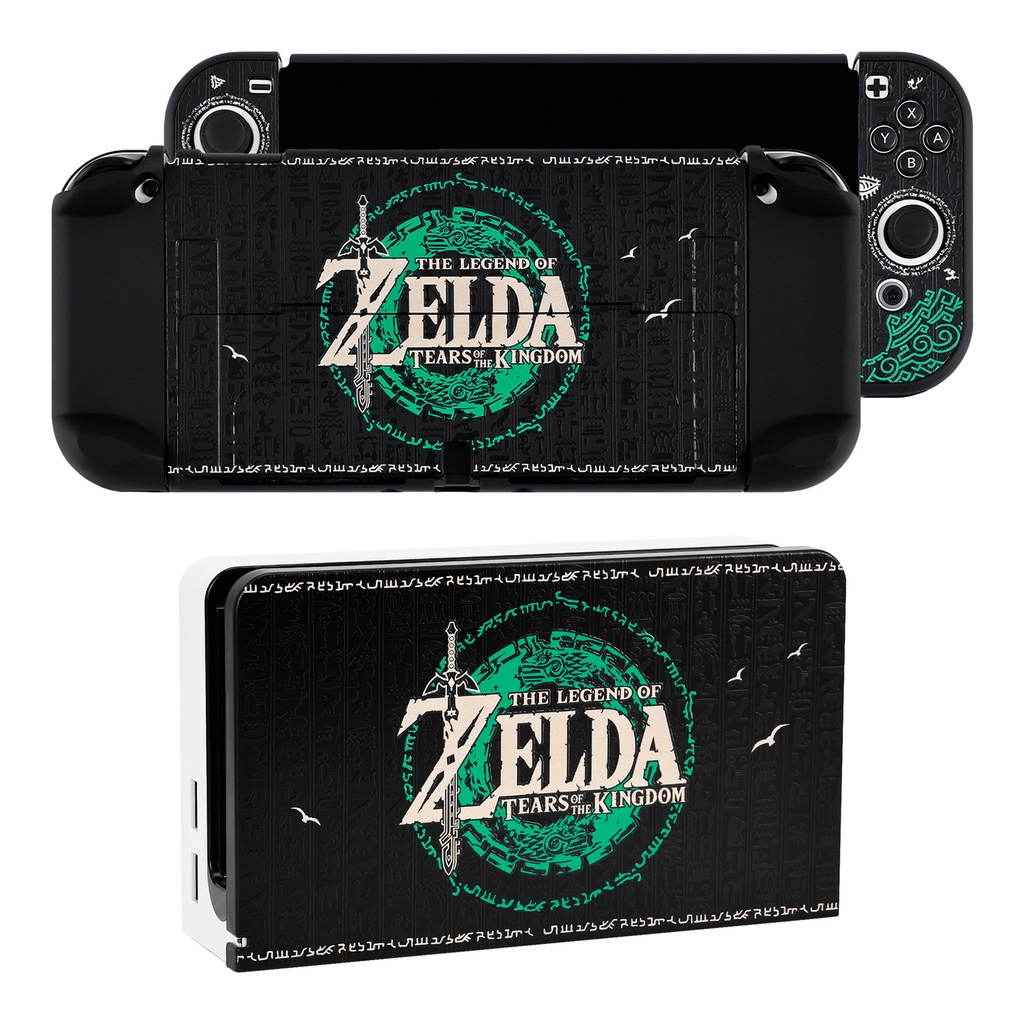 Zelda Switch Case The Legend of Zelda: Tears of The Kingdom Nintendo Switch OLED Hard Case Tas Penyimpanan Konsol Game Aksesoris Kotak Kartu Pro Controller Bag